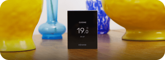 Programmateur connecté - Thermostat pour radiateur électrique Fil